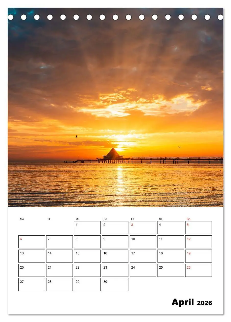 Bild: 9783516483956 | Usedom - Inseltraum im Norden (Tischkalender 2026 DIN A5 hoch),...