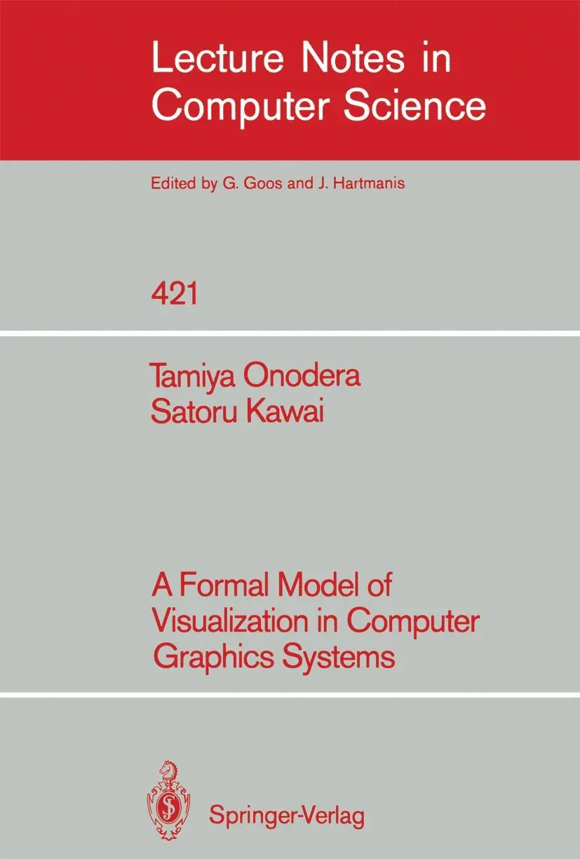 Cover: 9783540523956 | A Formal Model of Visualization in Computer Graphics Systems | Buch