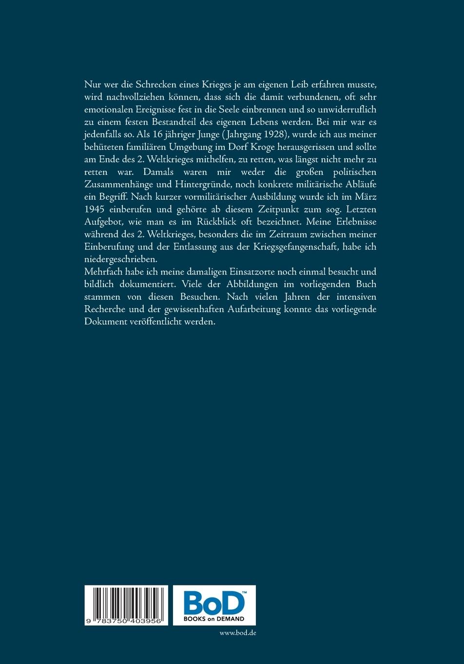 Rückseite: 9783750403956 | Mit sechzehn im Krieg | Josef Egert | Taschenbuch | Paperback | 100 S.