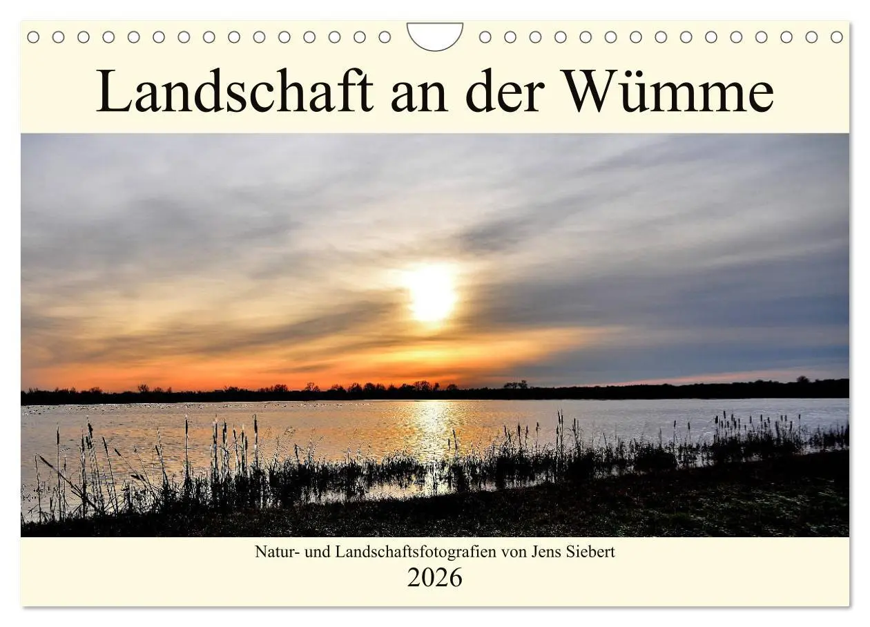 Cover: 9783457734056 | Landschaft an der Wümme (Wandkalender 2026 DIN A4 quer), CALVENDO...