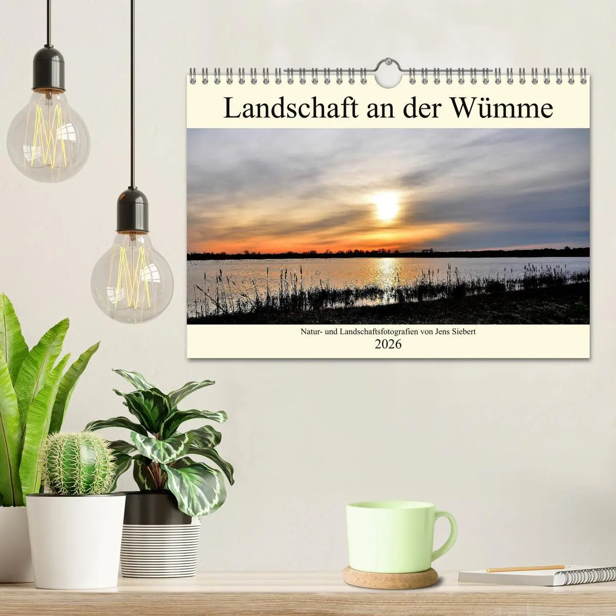 Bild: 9783457734056 | Landschaft an der Wümme (Wandkalender 2026 DIN A4 quer), CALVENDO...