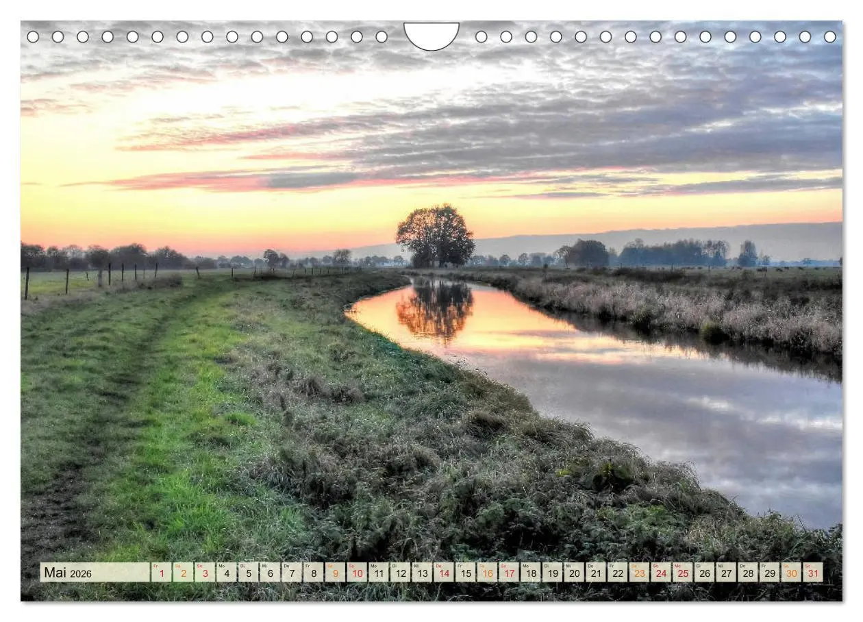 Bild: 9783457734056 | Landschaft an der Wümme (Wandkalender 2026 DIN A4 quer), CALVENDO...