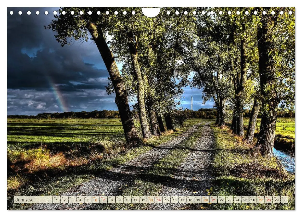 Bild: 9783457734056 | Landschaft an der Wümme (Wandkalender 2026 DIN A4 quer), CALVENDO...