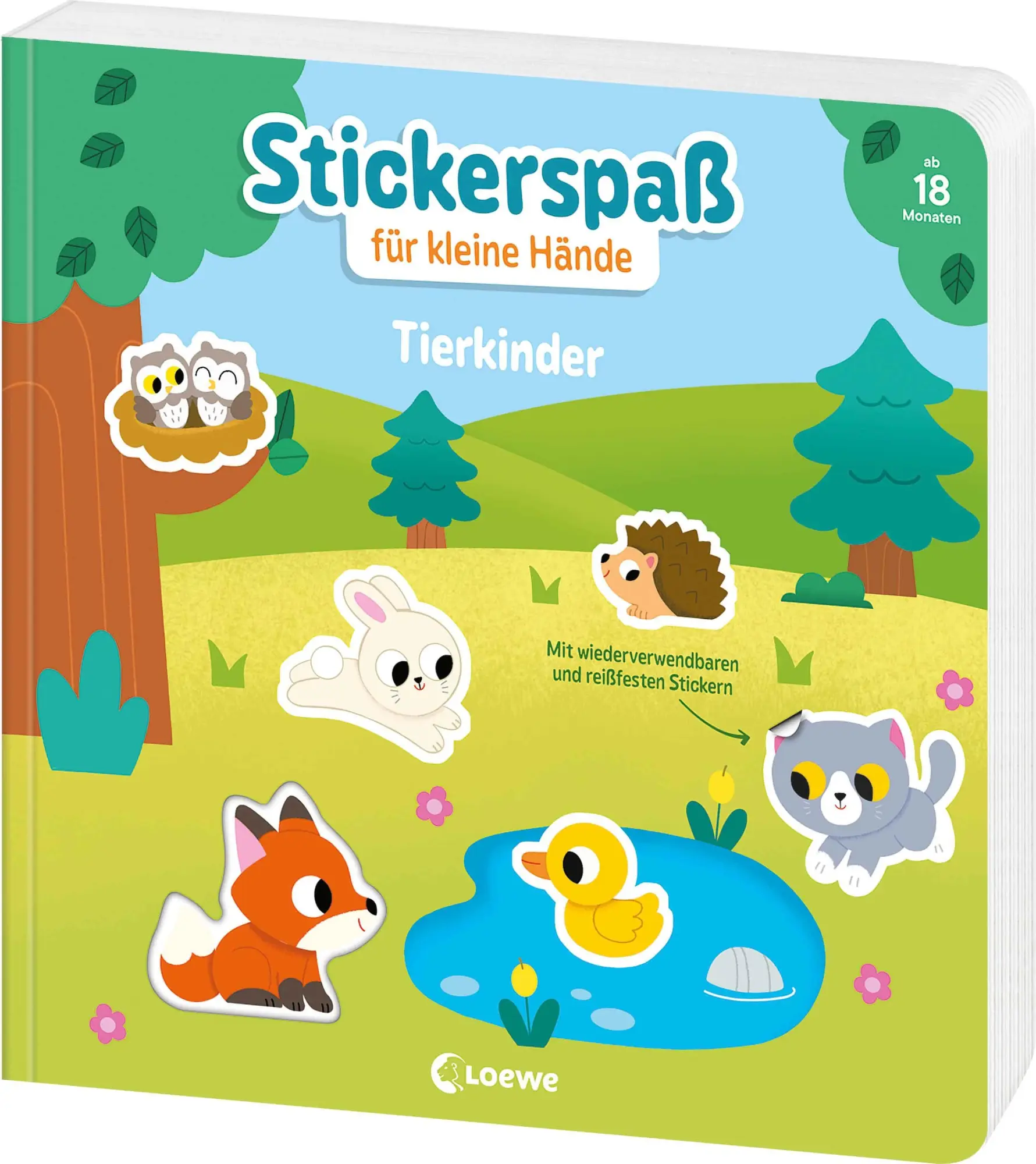 Bild: 9783743224056 | Stickerspaß für kleine Hände - Tierkinder | Anna Lena Grünhäuser