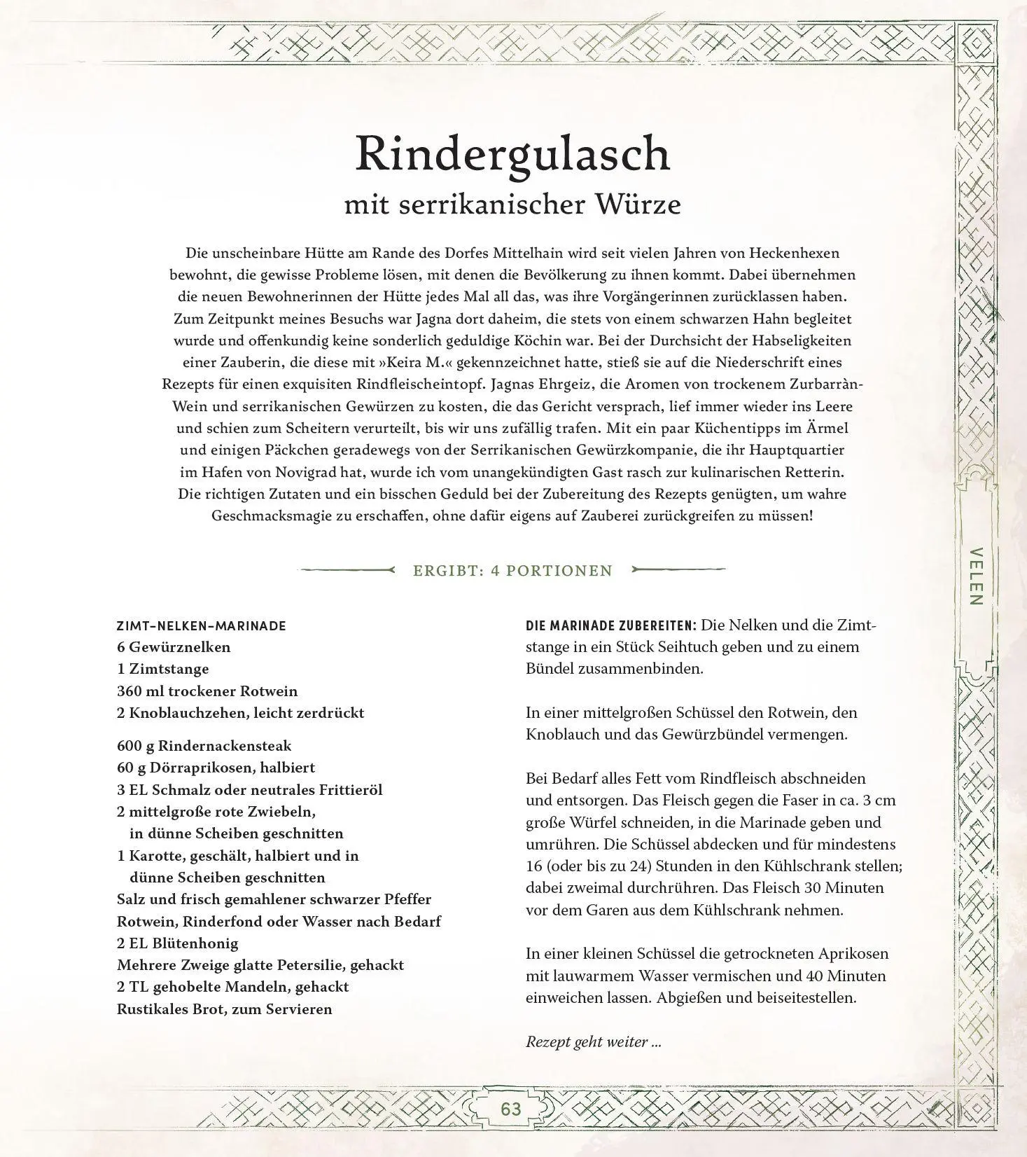 Bild: 9783833244056 | The Witcher: Das offizielle Kochbuch | Anita Sarna (u. a.) | Buch