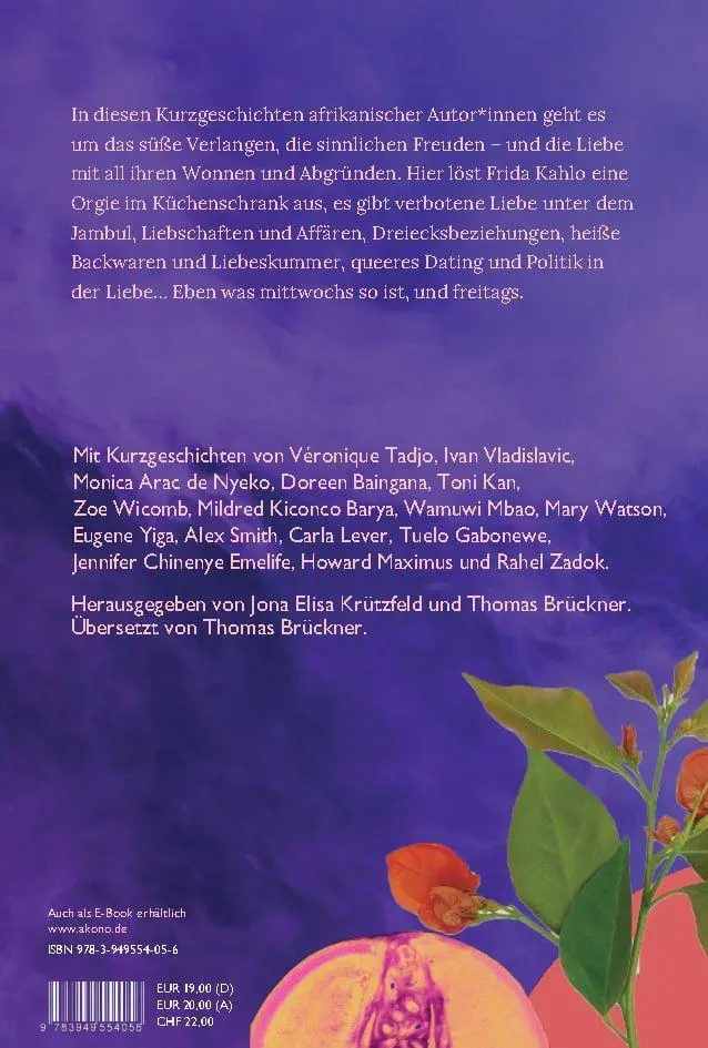 Rückseite: 9783949554056 | Was mittwochs war, und freitags | Jona Elisa Krützfeld (u. a.) | Buch