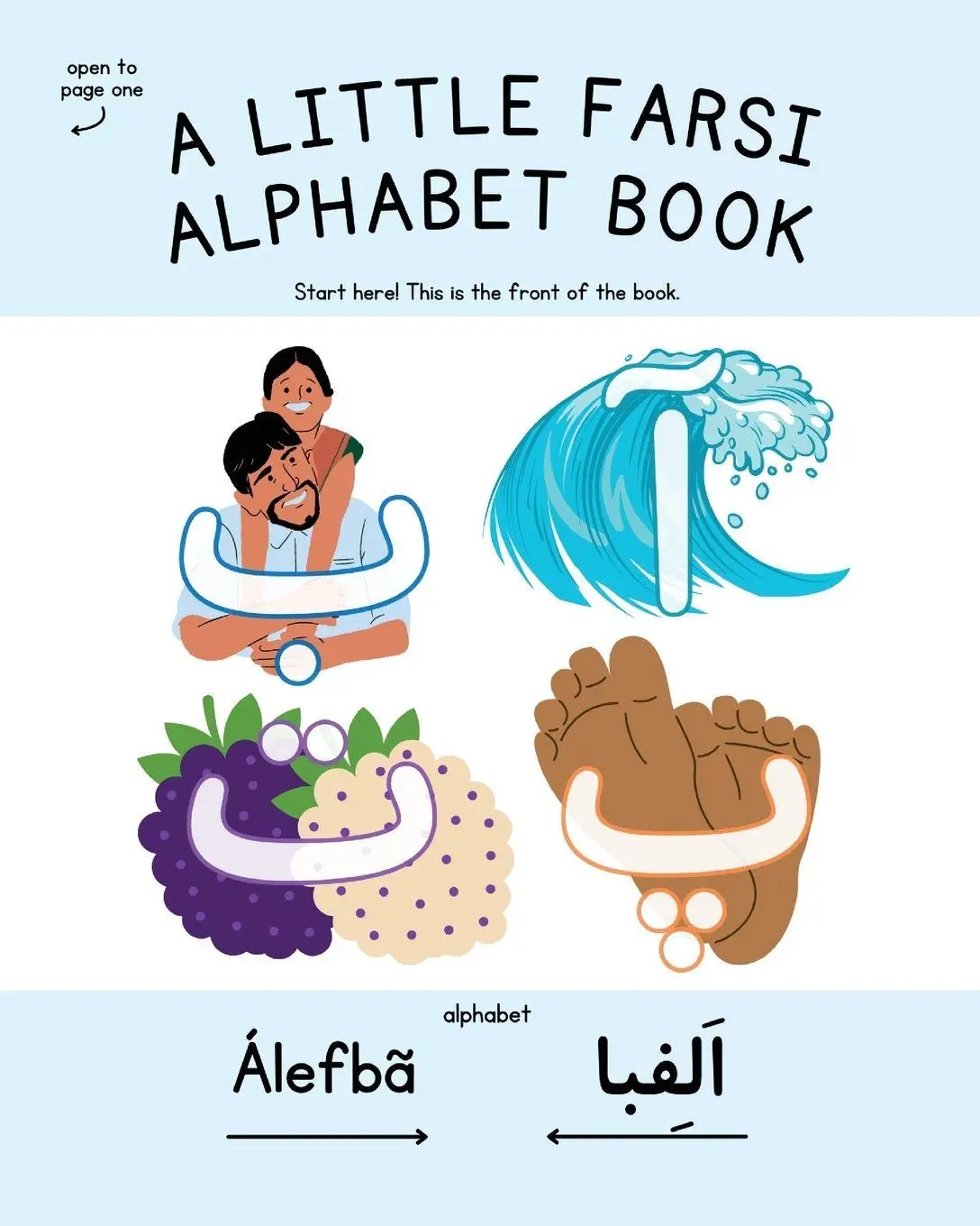 Cover: 9798869234056 | A Little Farsi Alphabet Book | Maia James | Taschenbuch | Englisch