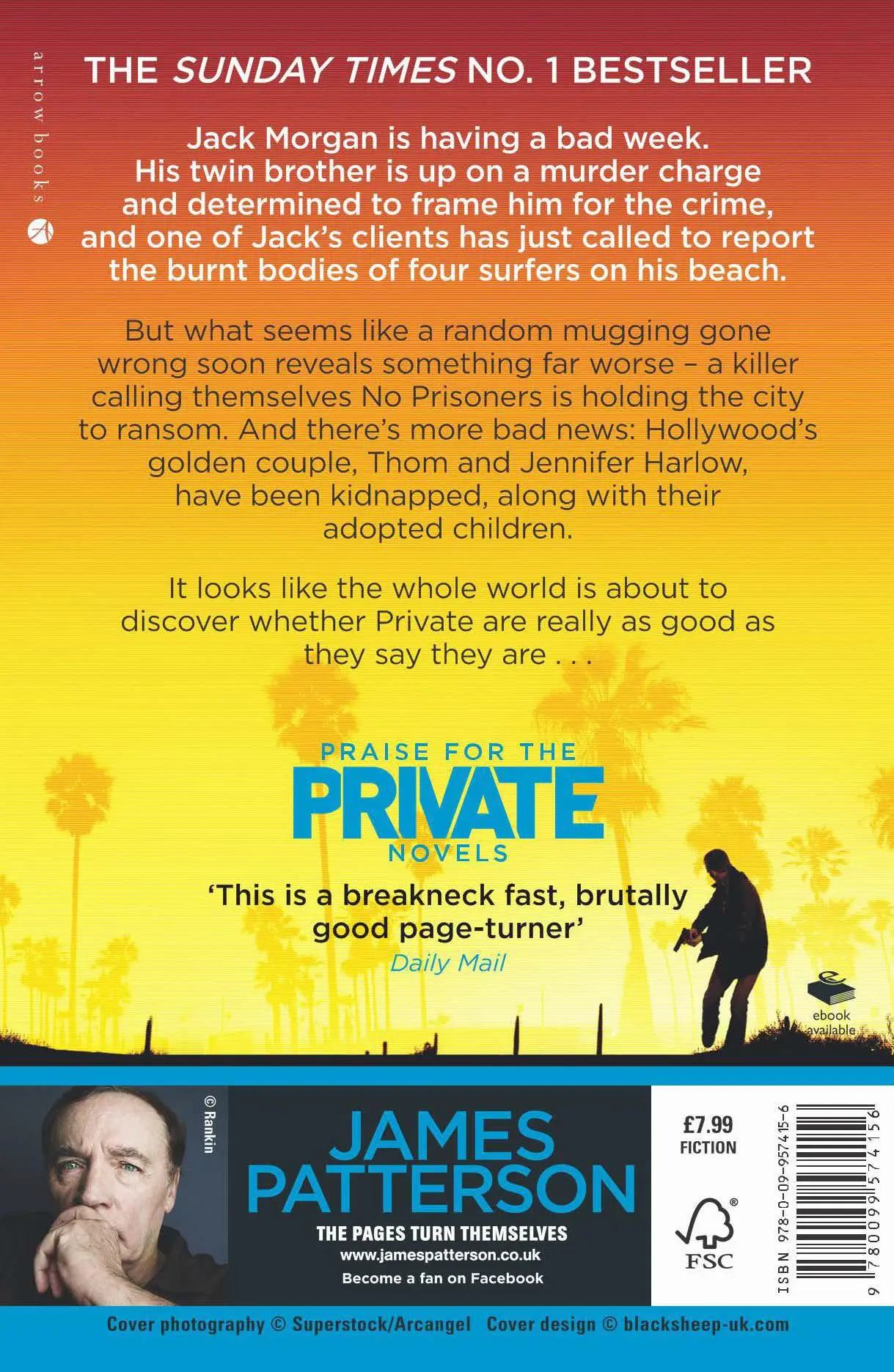 Rückseite: 9780099574156 | Private L.A. | (Private 7) | James Patterson | Taschenbuch | Englisch