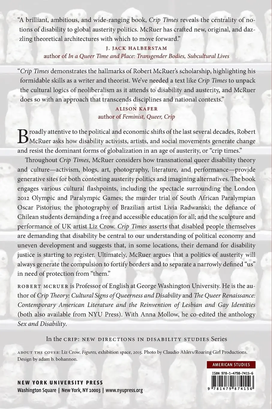 Rückseite: 9781479874156 | Crip Times | Disability, Globalization, and Resistance | Robert Mcruer