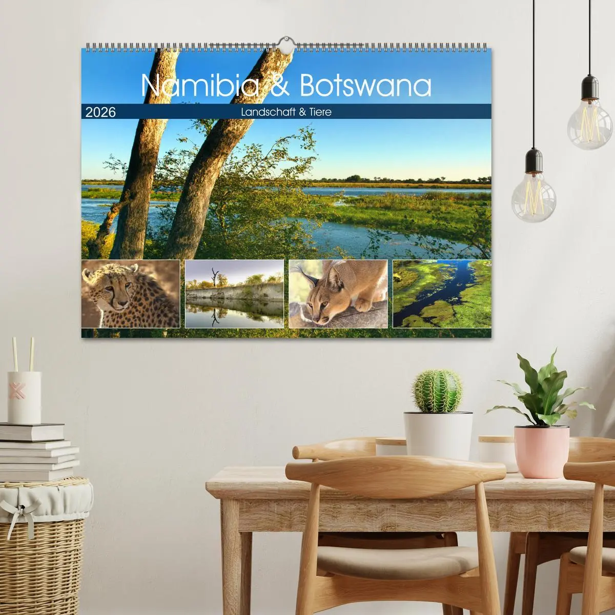 Bild: 9783457724156 | Namibia &amp; Botswana (Wandkalender 2026 DIN A2 quer), CALVENDO...