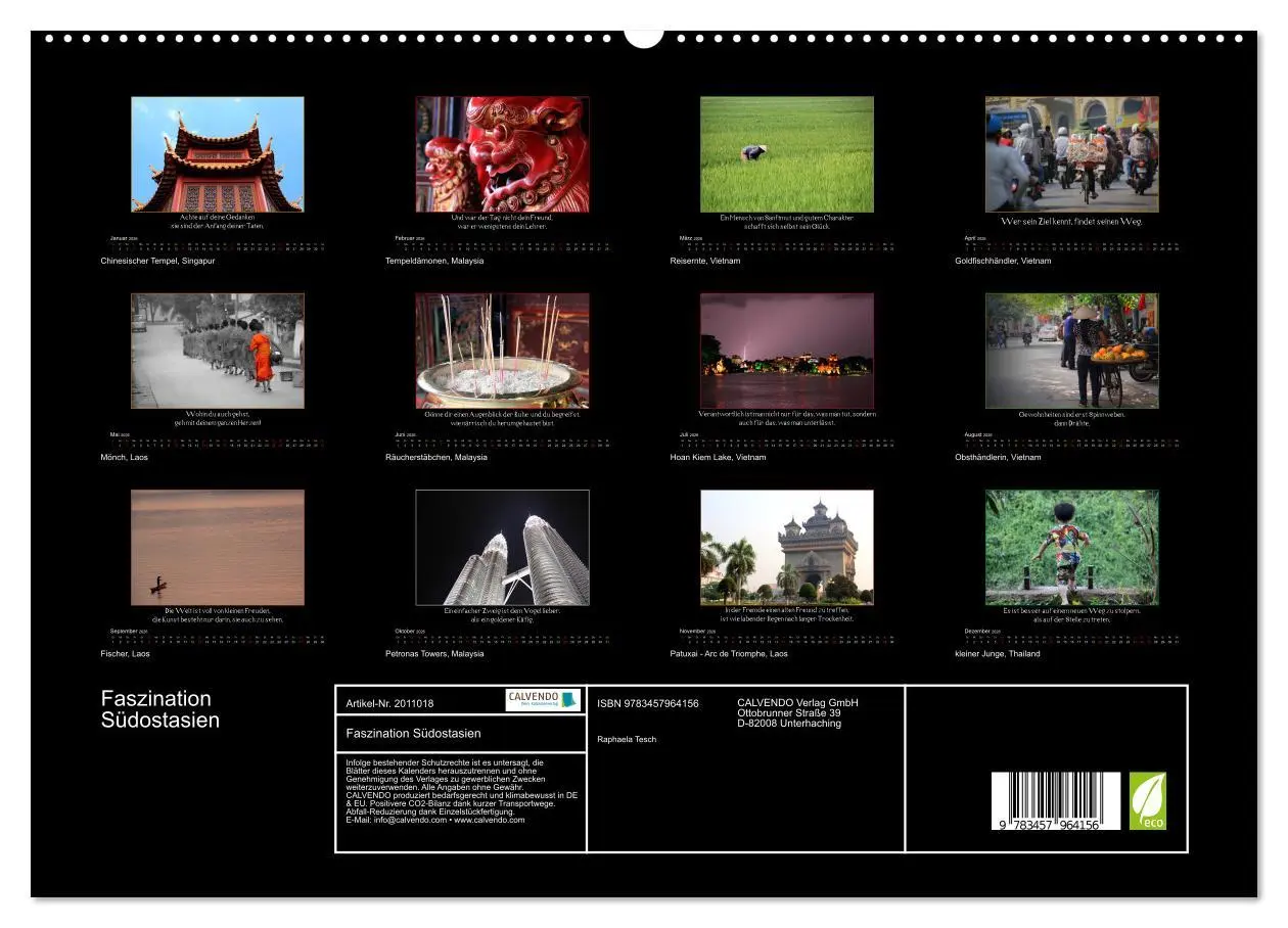 Bild: 9783457964156 | Faszination Südostasien (hochwertiger Premium Wandkalender 2026 DIN...