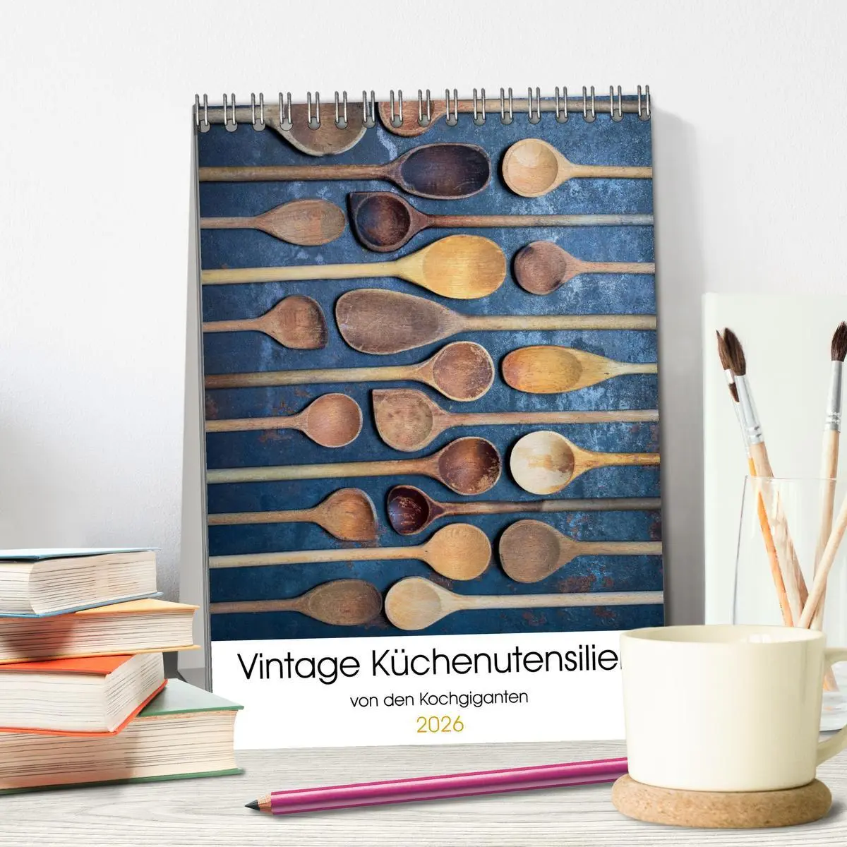 Bild: 9783516364156 | Vintage Küchenutensilien (Tischkalender 2026 DIN A5 hoch), CALVENDO...