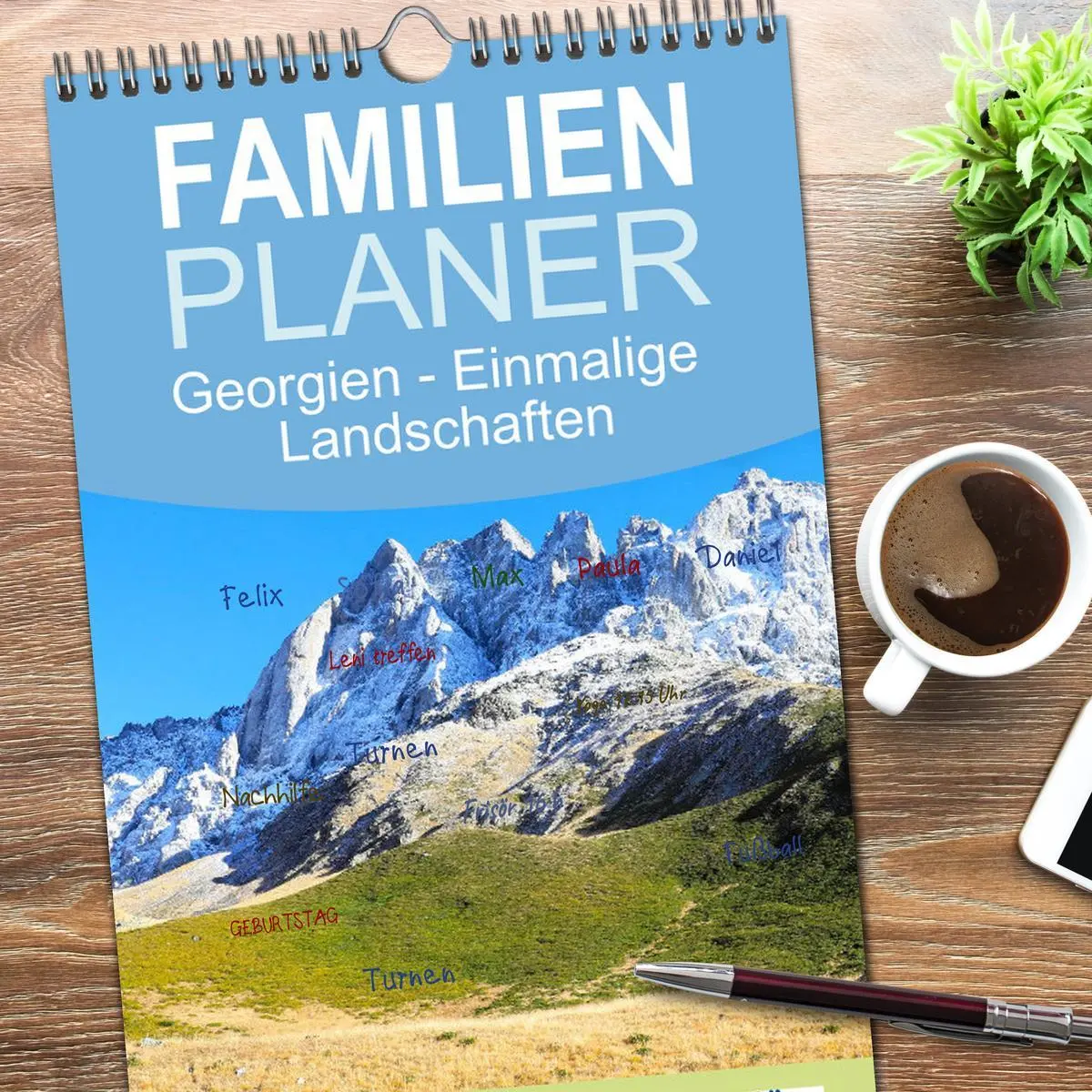 Bild: 9783516504156 | Familienplaner 2026 - Georgien - Einmalige Landschaften mit 5...