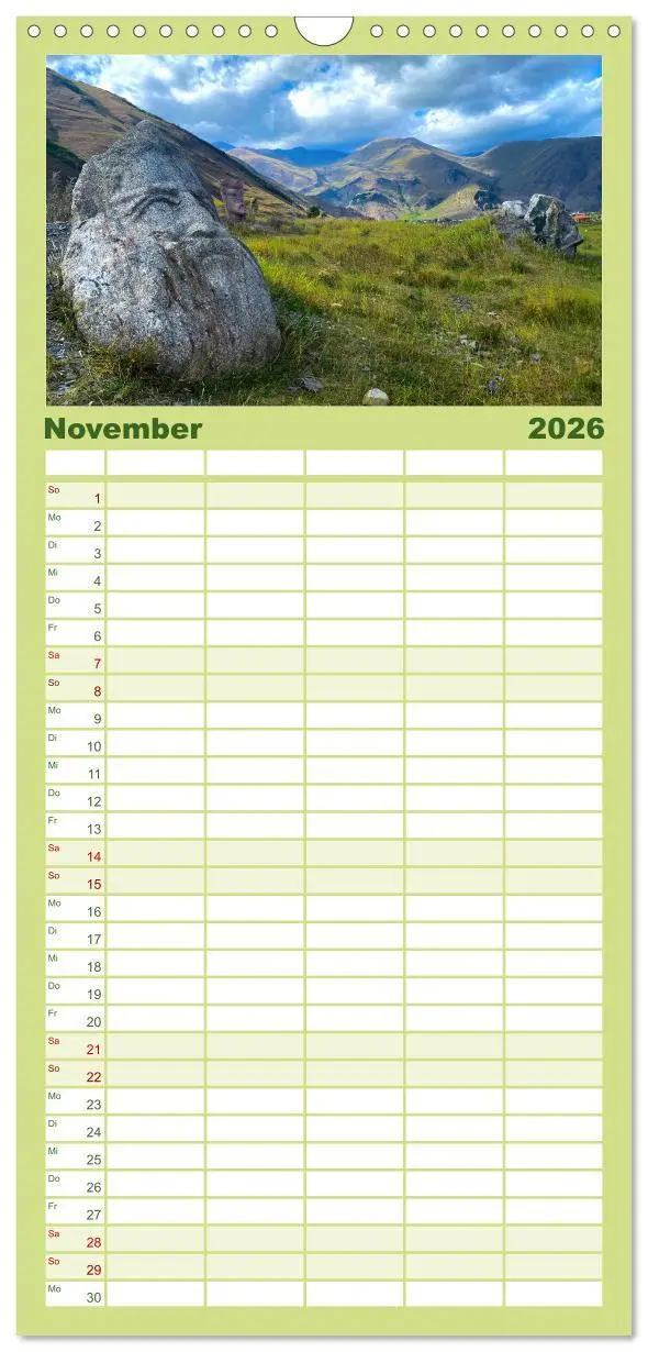 Bild: 9783516504156 | Familienplaner 2026 - Georgien - Einmalige Landschaften mit 5...