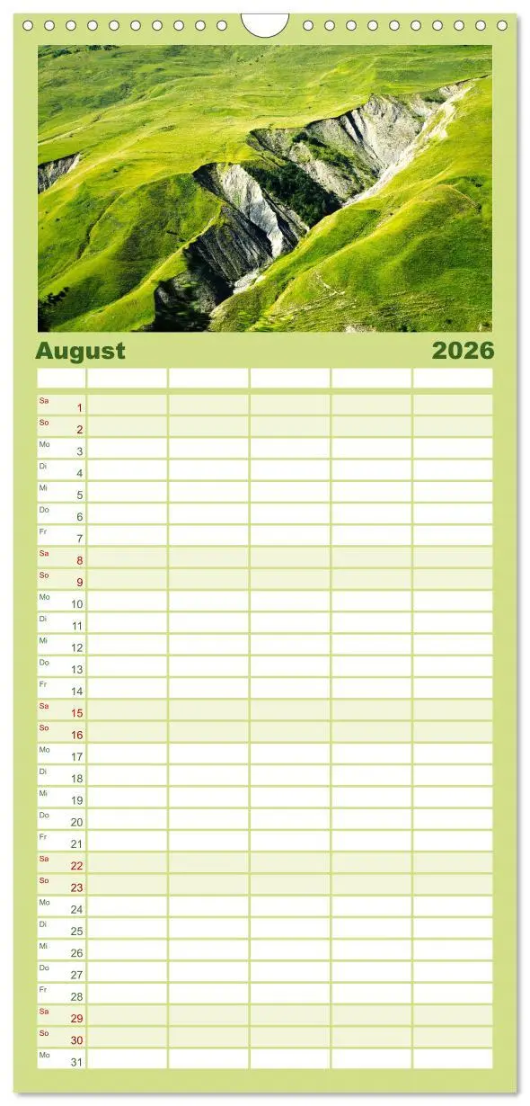 Bild: 9783516504156 | Familienplaner 2026 - Georgien - Einmalige Landschaften mit 5...