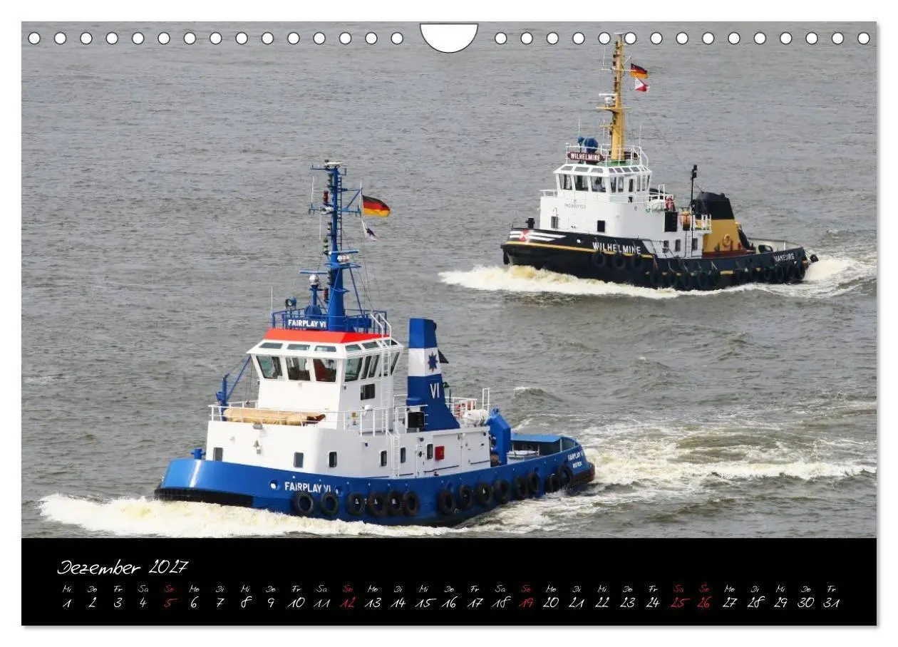 Bild: 9783594104156 | Schiffe - Unterwegs in Norddeutschland (Wandkalender 2027 DIN A4...