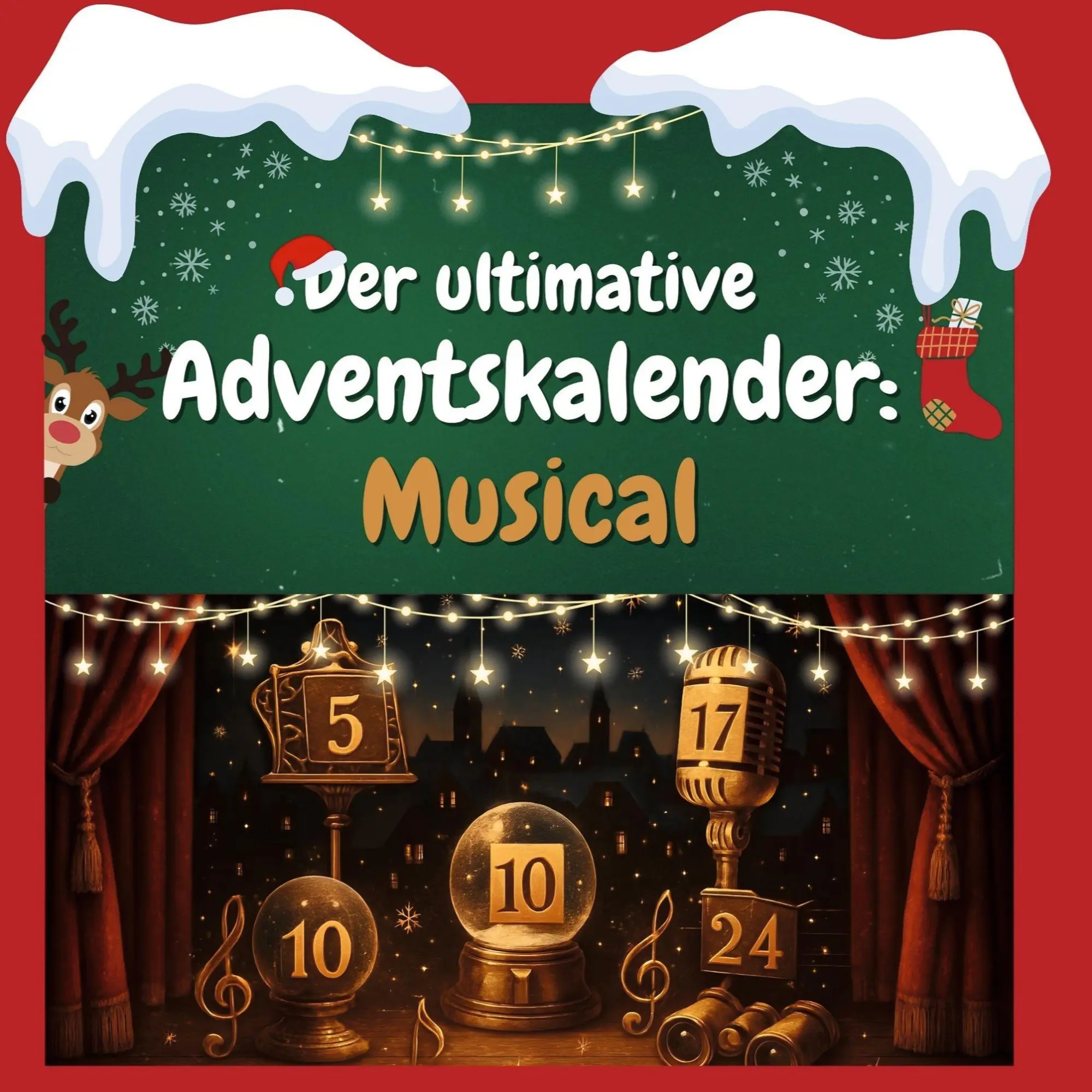 Cover: 9783695324156 | Der ultimative Adventskalender: Musical | Julia Schröder | Taschenbuch