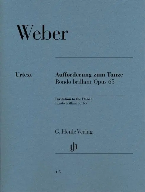 Cover: 9790201804156 | Aufforderung Zum Tanze - Rondo Brillant | Carl Maria von Weber | Buch