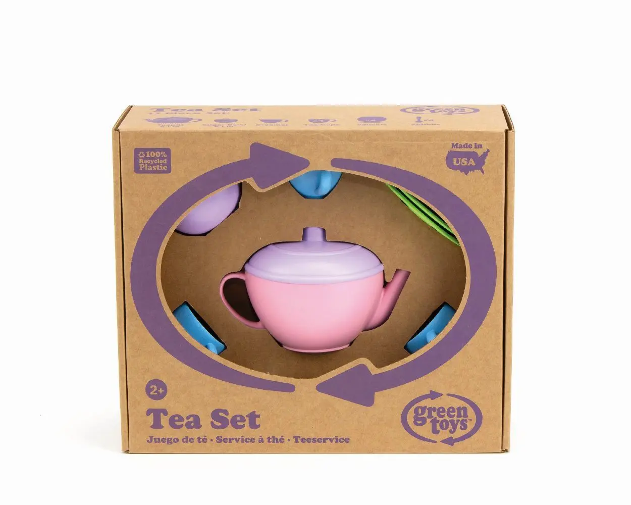 Bild: 793573454256 | GREENTOYS - Teeservice rosa 17 Teile | Green Toys | 8645425 | 2023