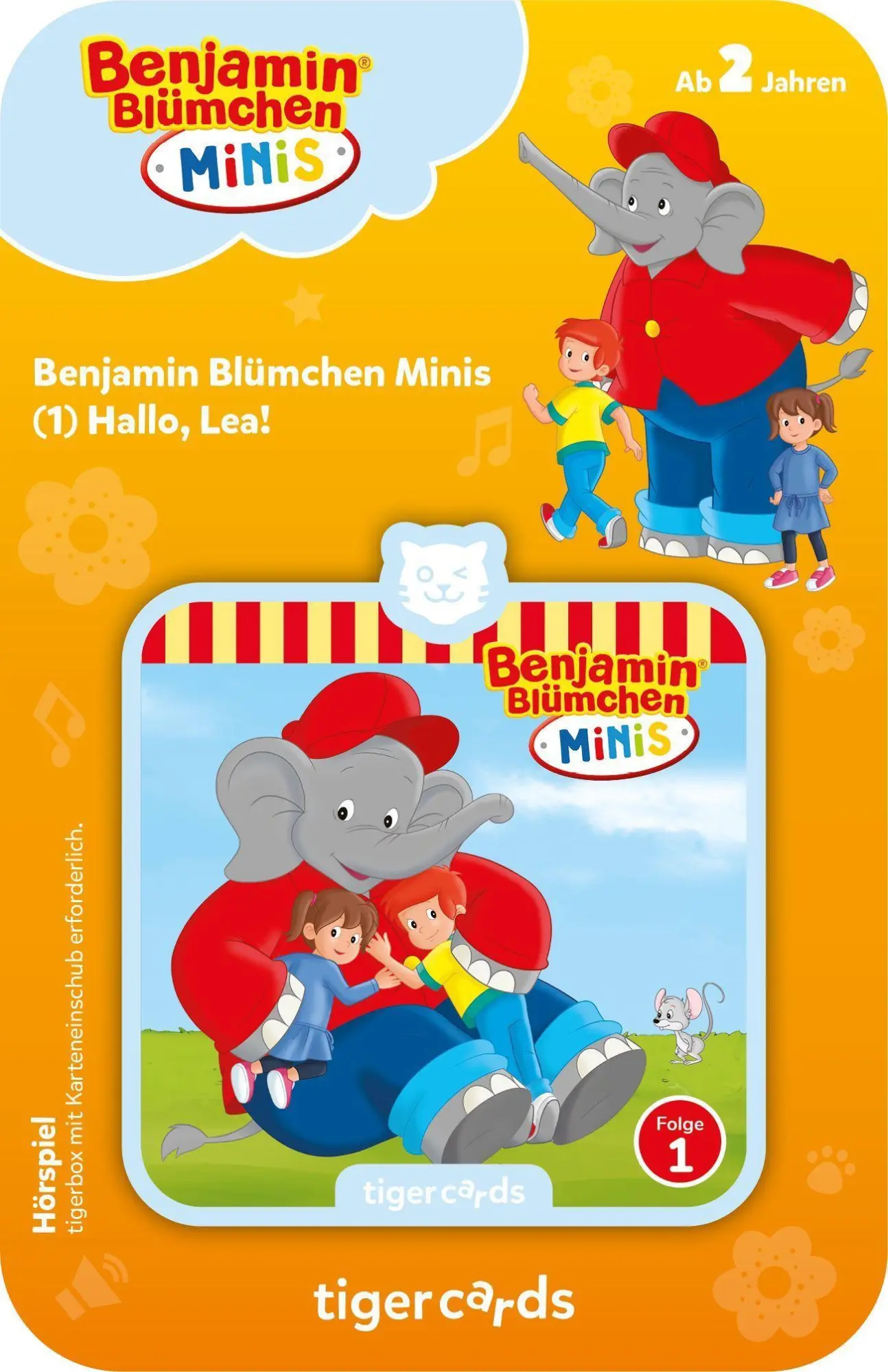 Bild: 4260535484256 | tigercard - Benjamin Blümchen Minis - Hallo Lea | Deutsch | 2021