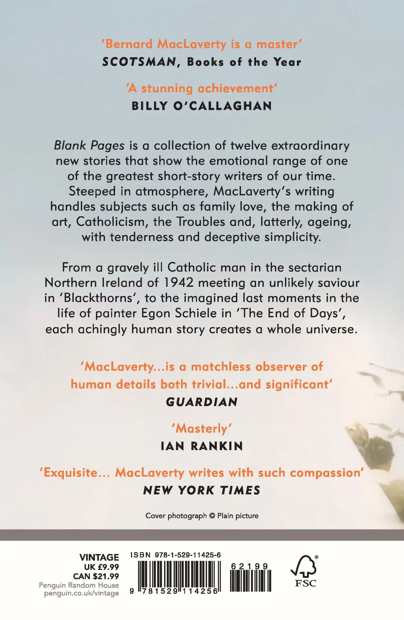 Rückseite: 9781529114256 | Blank Pages and Other Stories | Bernard MacLaverty | Taschenbuch