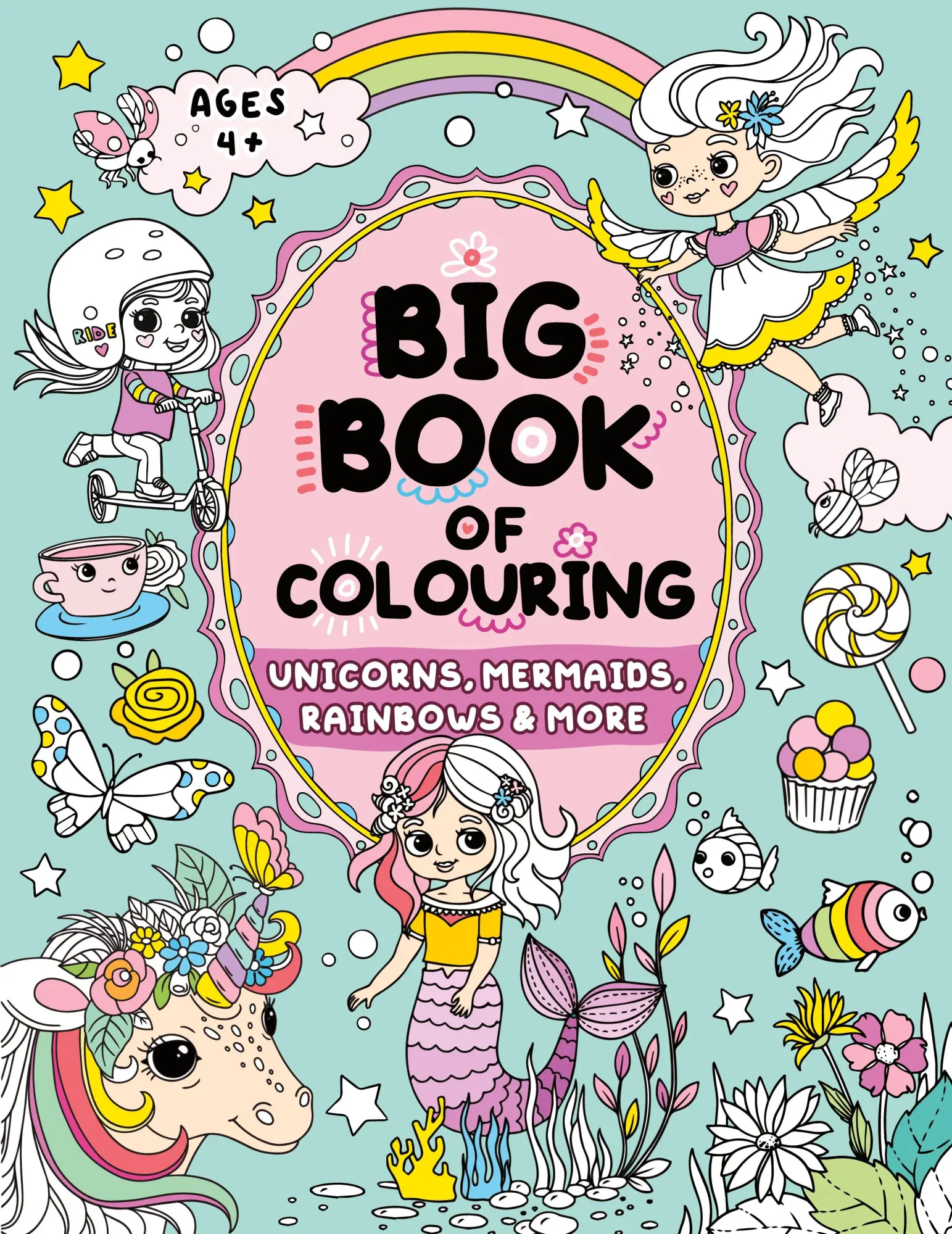 Cover: 9781915454256 | Big Book of Colouring for Girls | Children Ages 4+ | Publishing | Buch