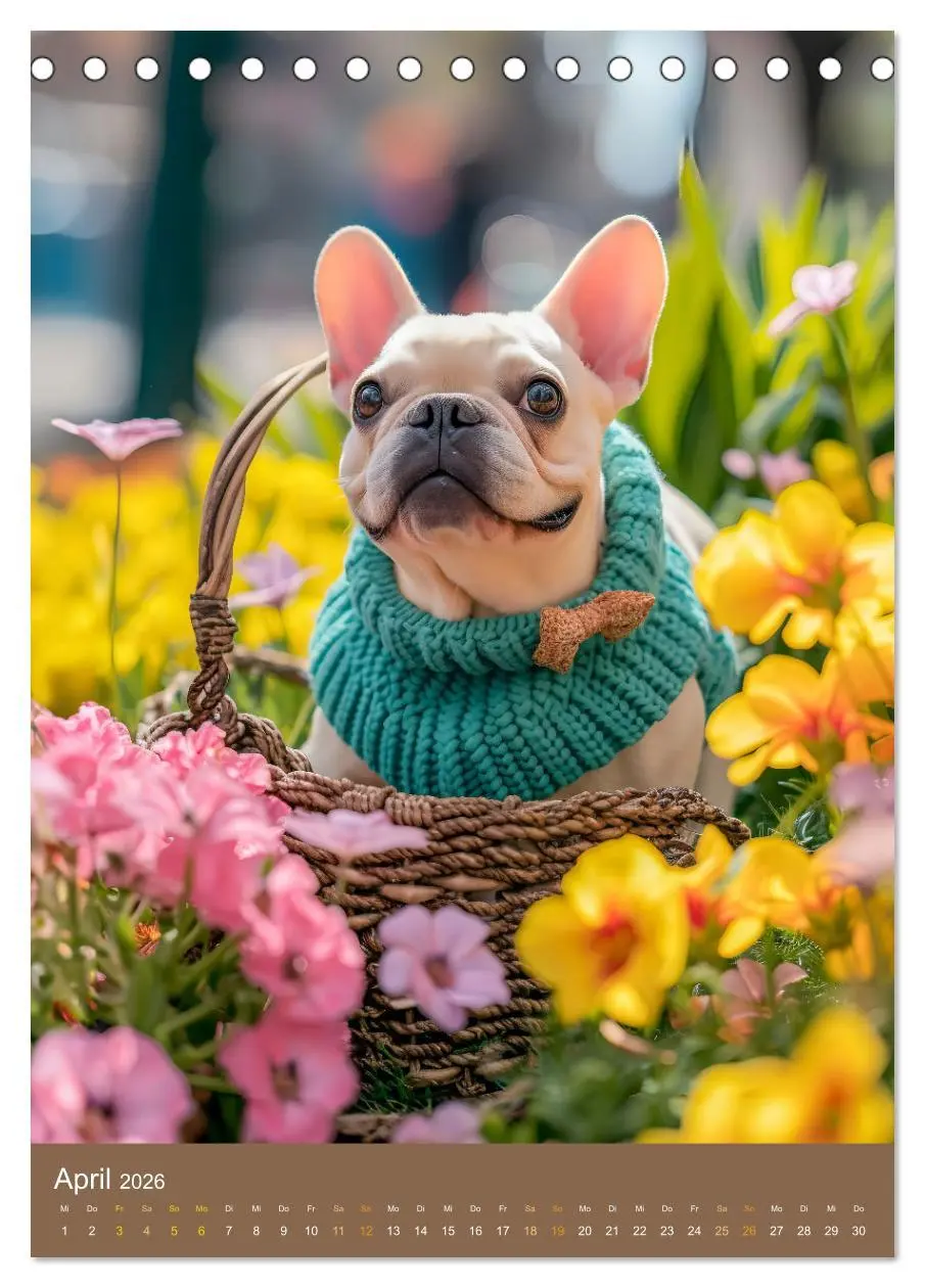 Bild: 9783516284256 | Frenchie Couture - Französische Bulldoggen in Strick-Chic...