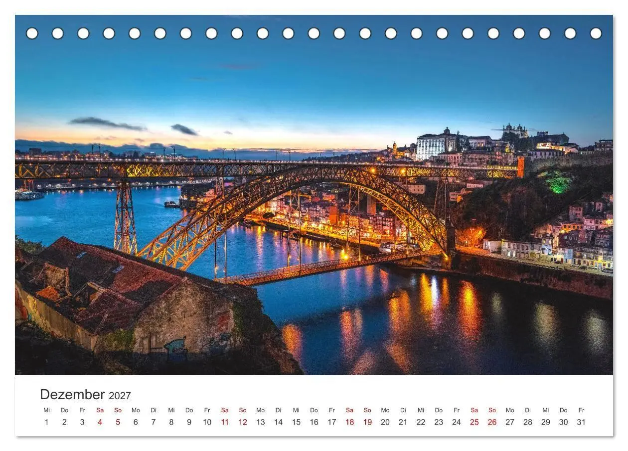 Bild: 9783569374256 | Porto - Eine Liebeserklärung (Tischkalender 2027 DIN A5 quer),...