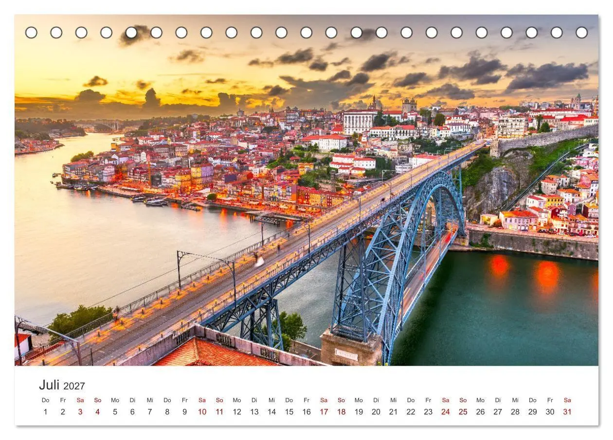 Bild: 9783569374256 | Porto - Eine Liebeserklärung (Tischkalender 2027 DIN A5 quer),...