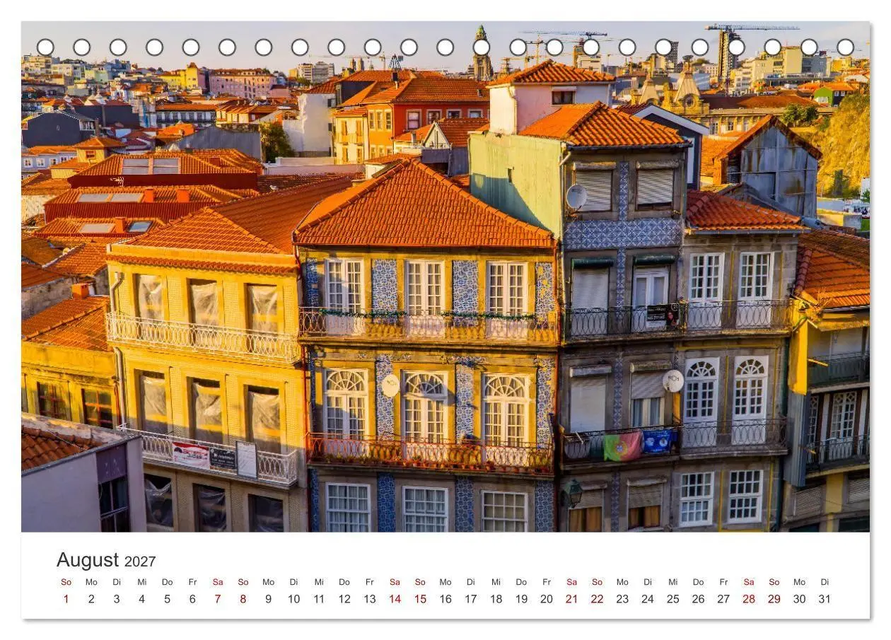 Bild: 9783569374256 | Porto - Eine Liebeserklärung (Tischkalender 2027 DIN A5 quer),...