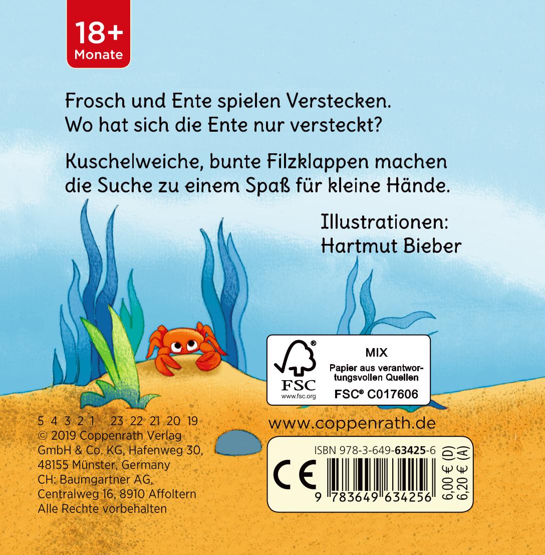 Rückseite: 9783649634256 | minifanten 15: Fühl doch mal, kleiner Frosch! | Hartmut Bieber | Buch