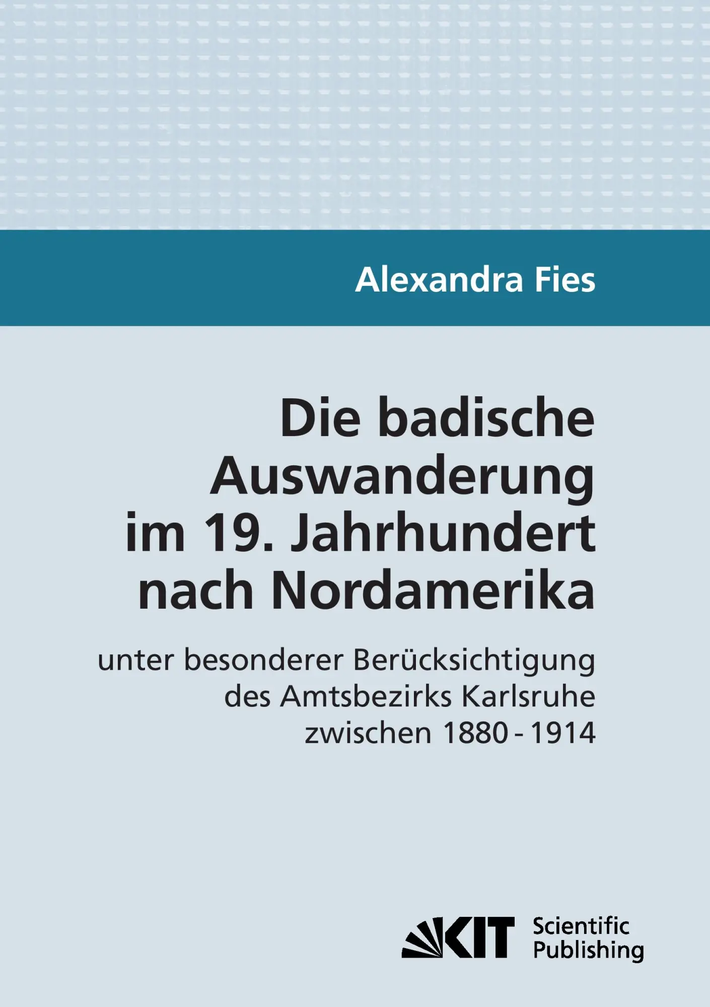 Cover: 9783866444256 | Die badische Auswanderung im 19. Jahrhundert nach Nordamerika unter...
