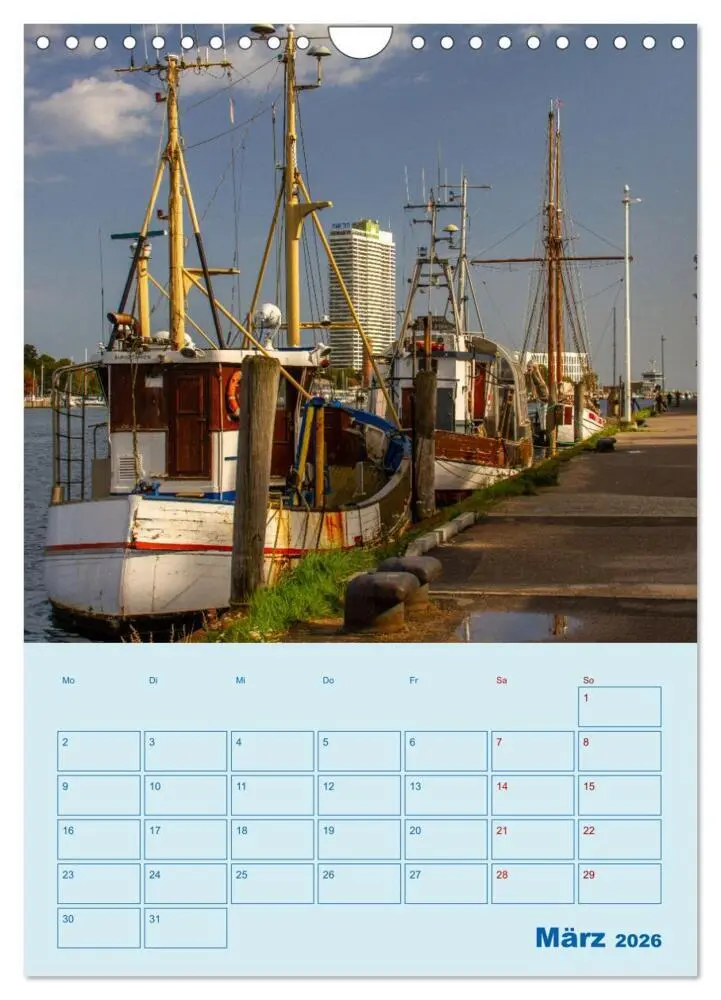 Bild: 9783516274356 | Priwall bei Travemünde - Terminplaner (Wandkalender 2026 DIN A4...