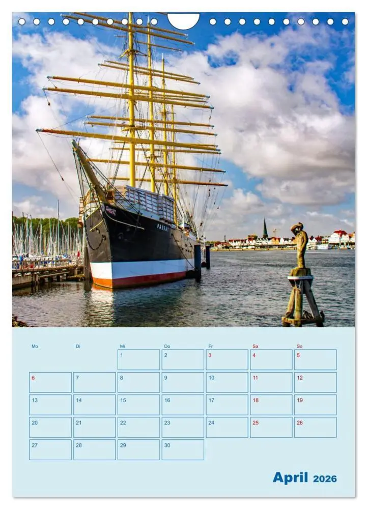 Bild: 9783516274356 | Priwall bei Travemünde - Terminplaner (Wandkalender 2026 DIN A4...