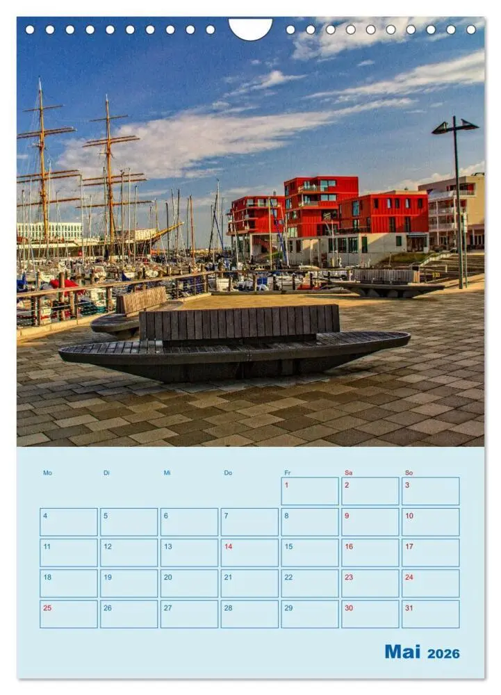 Bild: 9783516274356 | Priwall bei Travemünde - Terminplaner (Wandkalender 2026 DIN A4...
