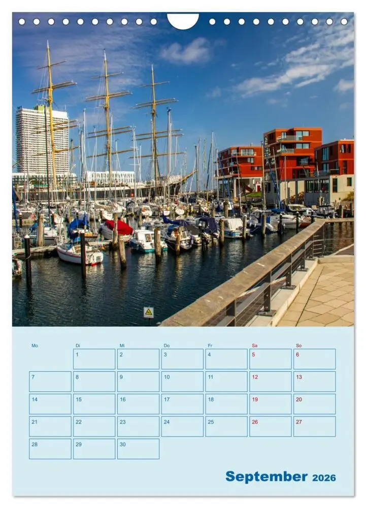 Bild: 9783516274356 | Priwall bei Travemünde - Terminplaner (Wandkalender 2026 DIN A4...