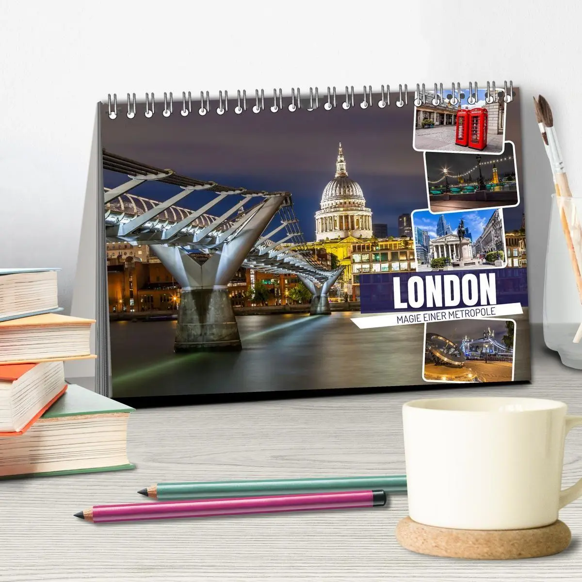 Bild: 9783516654356 | LONDON Magie einer Metropole (Tischkalender 2026 DIN A5 quer),...