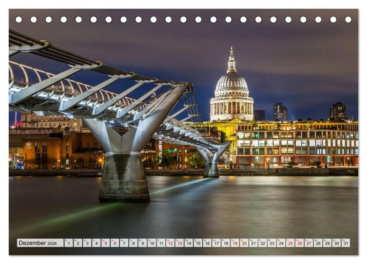 Bild: 9783516654356 | LONDON Magie einer Metropole (Tischkalender 2026 DIN A5 quer),...