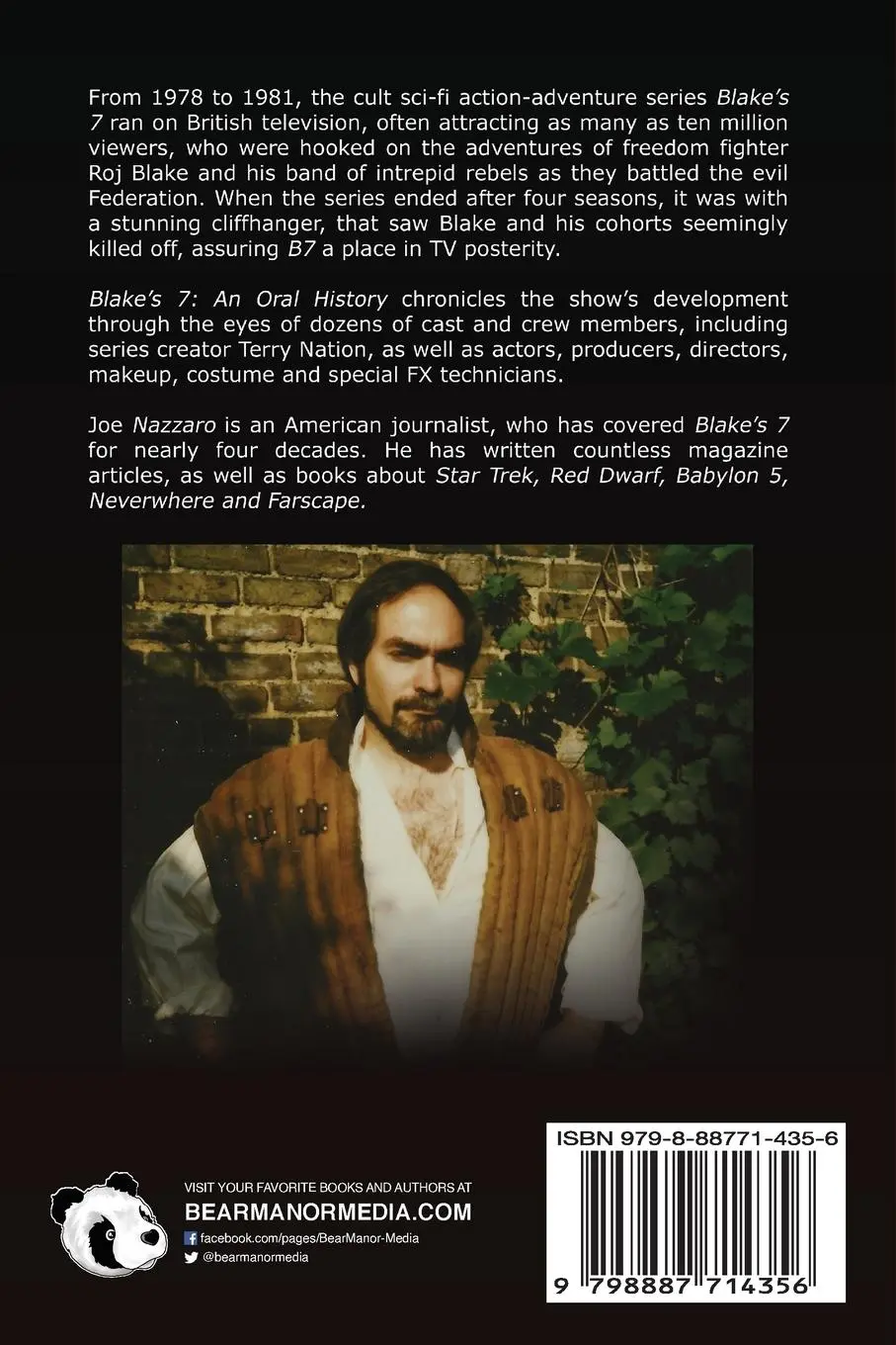 Rückseite: 9798887714356 | Blake's 7 | An Oral History of the Classic UK Sci-Fi Series | Nazzaro