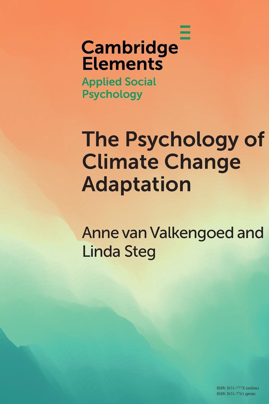 Cover: 9781108724456 | The Psychology of Climate Change Adaptation | Valkengoed (u. a.)