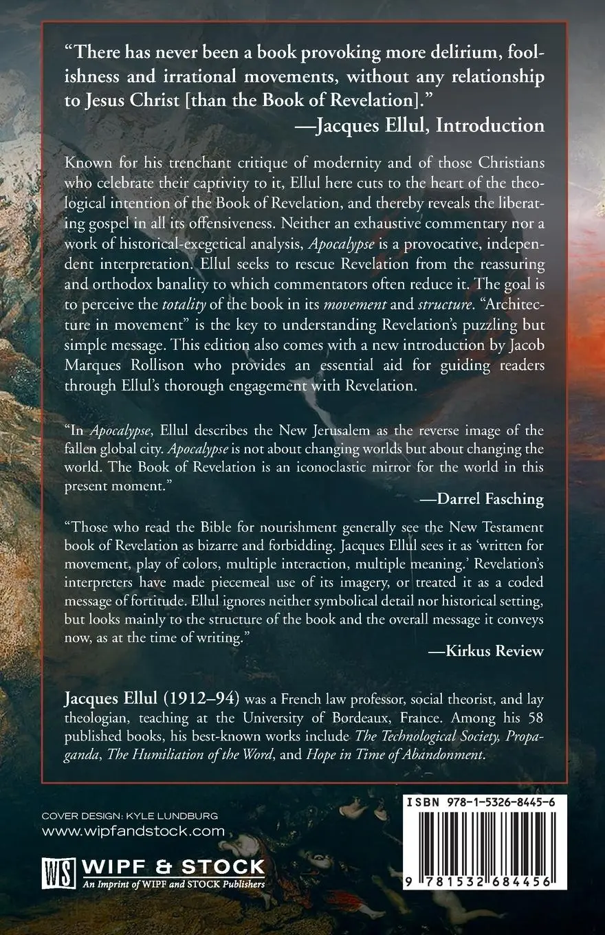Rückseite: 9781532684456 | Apocalypse | Jacques Ellul (u. a.) | Taschenbuch | Englisch | 2020