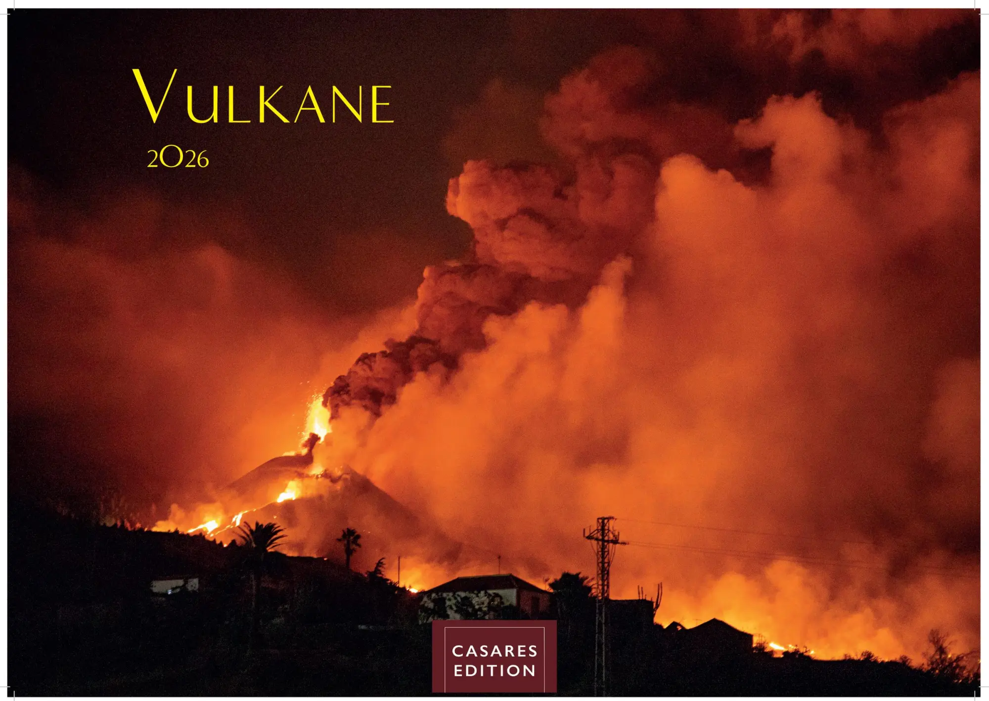 Cover: 9781835244456 | Vulkane Kalender 2026 24x35cm Wandkalender mit atemberaubenden...