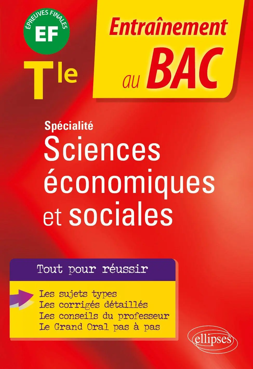 Cover: 9782340114456 | Terminale. Spécialité Sciences économiques et sociales | Peugnet