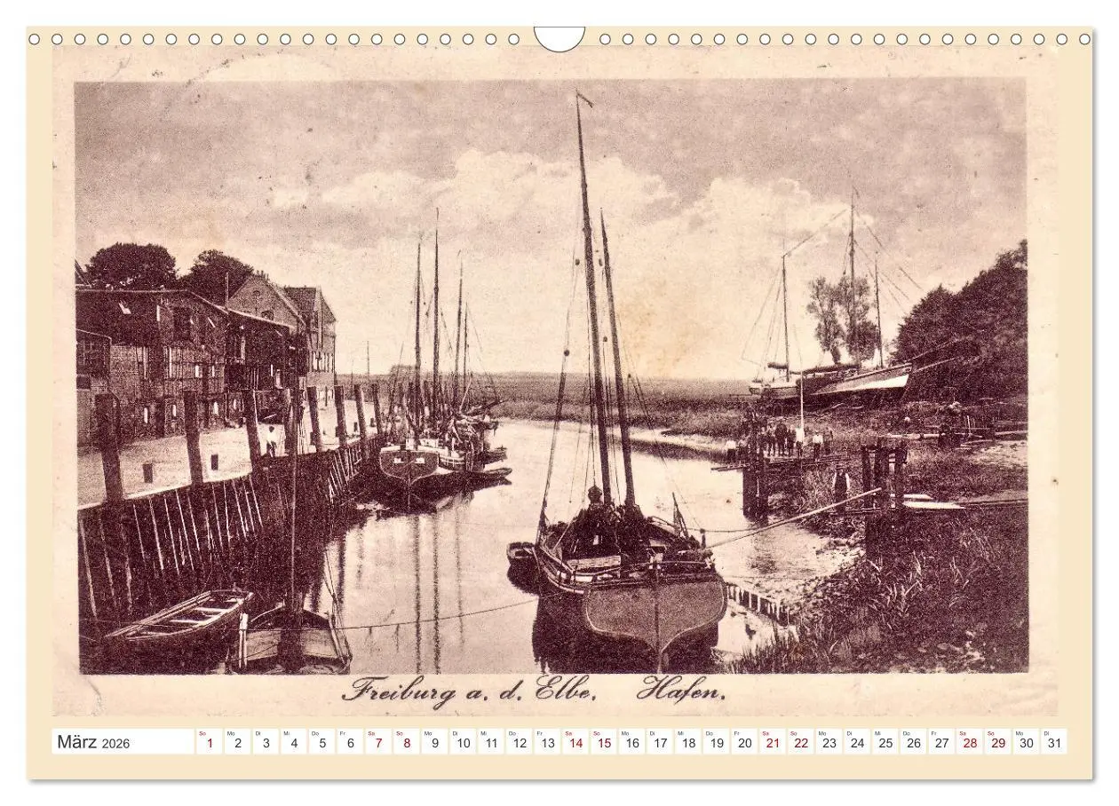 Bild: 9783457484456 | Gruß aus Freiburg an der Elbe (Wandkalender 2026 DIN A3 quer),...