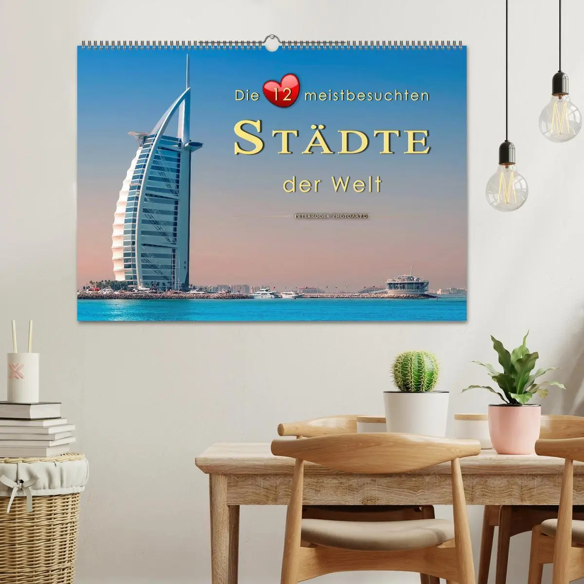 Bild: 9783457864456 | Die 12 meistbesuchten Städte der Welt (Wandkalender 2026 DIN A2...