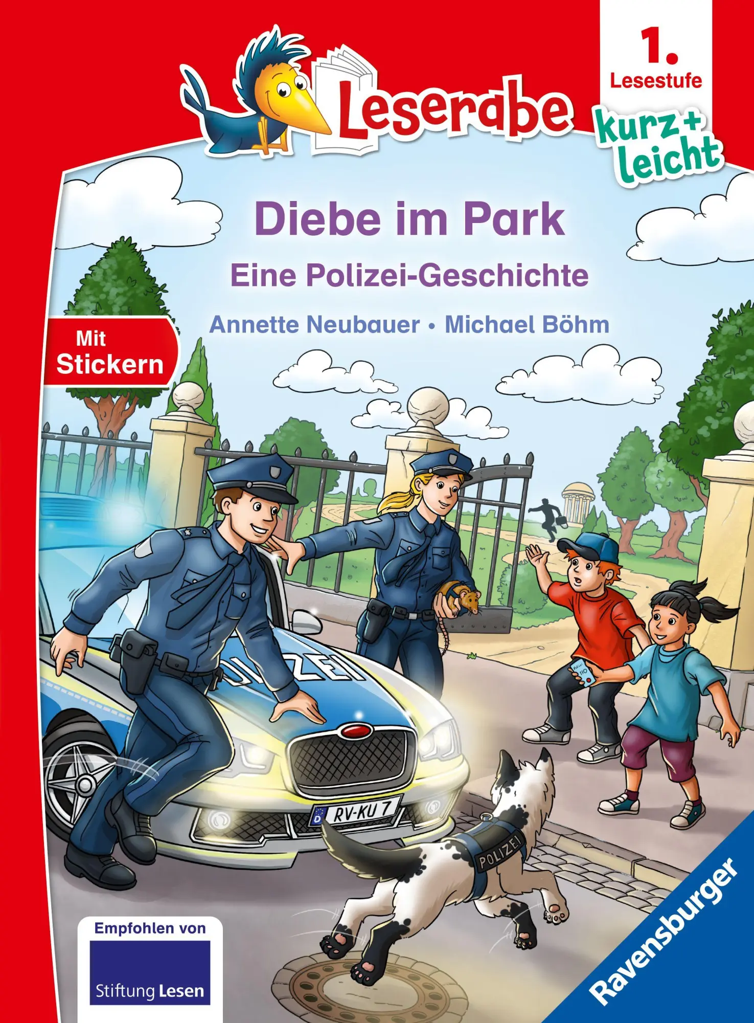 Cover: 9783473464456 | Leserabe 1. Lesestufe Kurz und leicht - Diebe im Park - Eine...