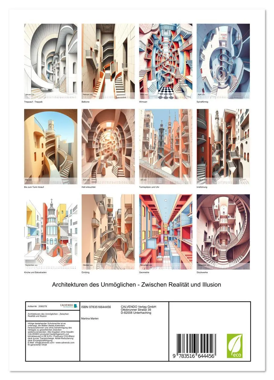 Bild: 9783516644456 | Architekturen des Unmöglichen - Zwischen Realität und Illusion...