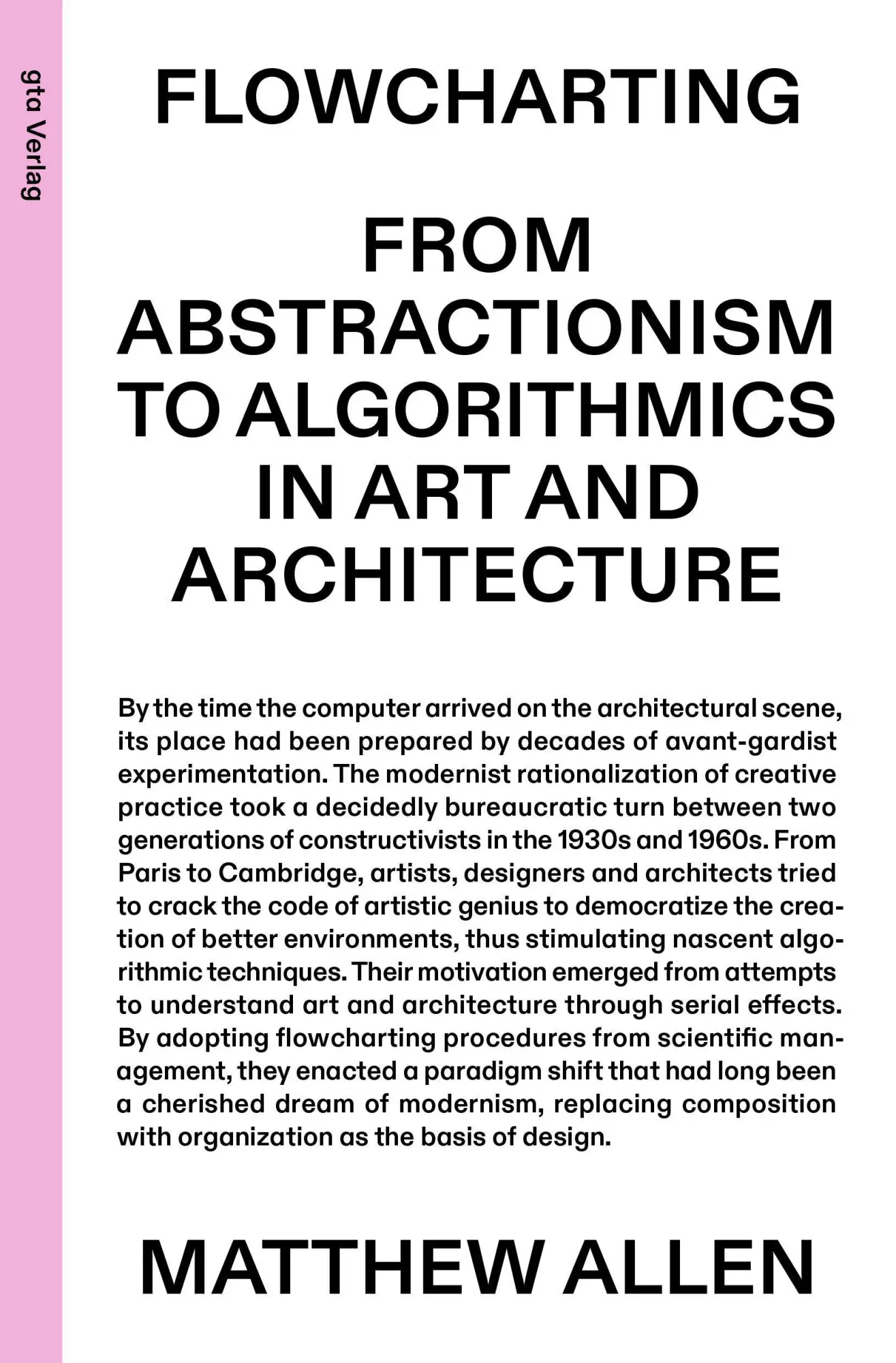 Cover: 9783856764456 | Flowcharting | Matthew Allen | Taschenbuch | gta edition | 156 S.