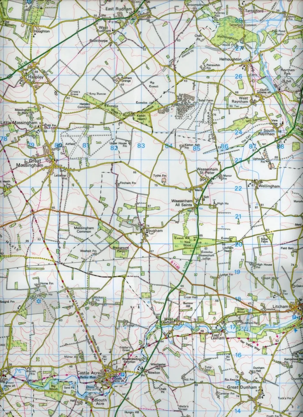 Bild: 9780319474556 | North West Norfolk, King's Lynn &amp; Fakenham | Ordnance Survey | 2016