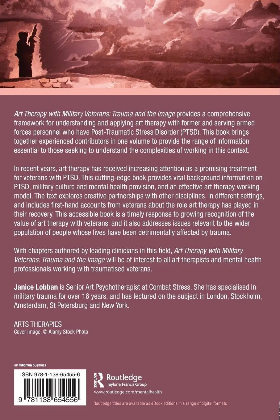 Rückseite: 9781138654556 | Art Therapy with Military Veterans | Trauma and the Image | Lobban
